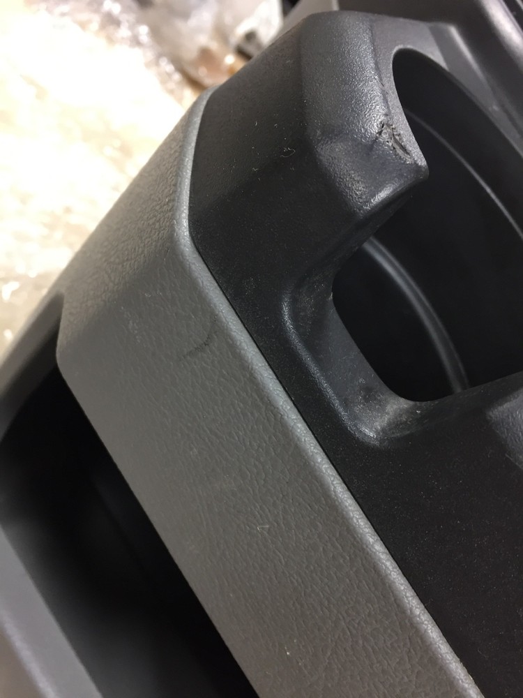 97-15 Ford E-150 E-250 E-350 E-450 Econoline Van Gray Center Console Cup Holder