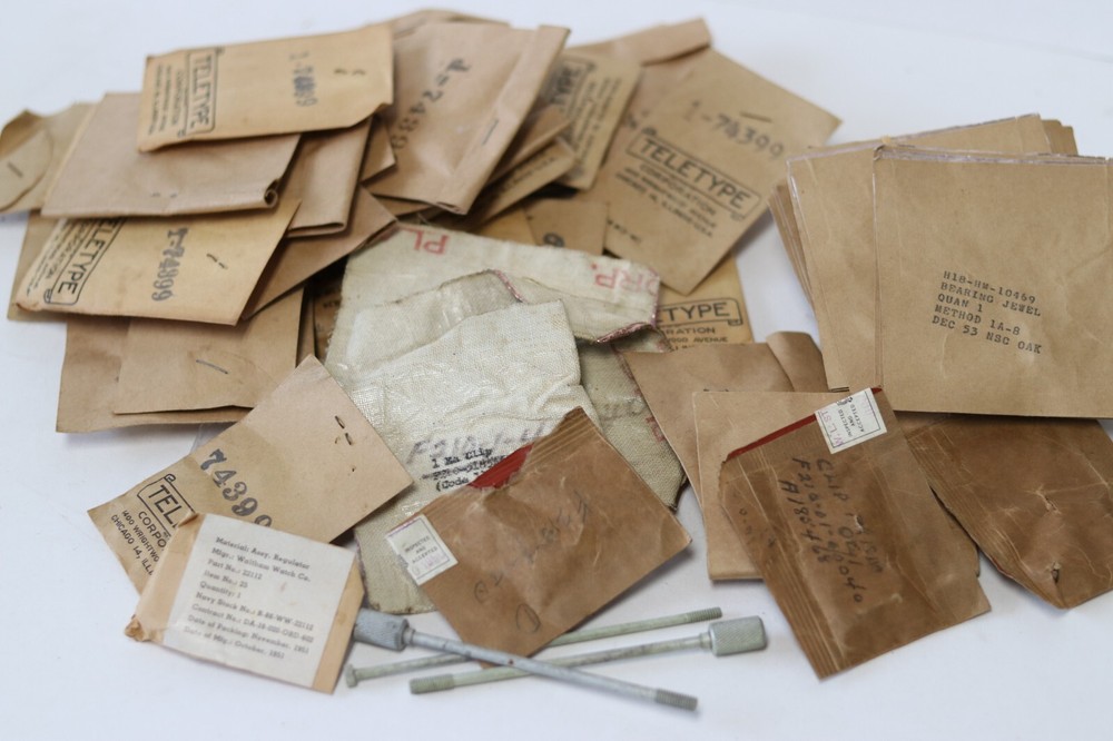 Vintage Teletype Clock Parts