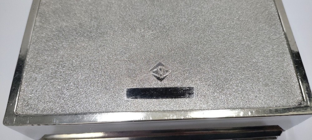 MANDALIAN MFG Co Silverplate Cigarette Box c. 1920s