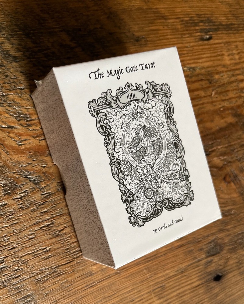 Magic Gate Tarot Deck & Guidebook, full deck, occult imagery, new shrink wrapped