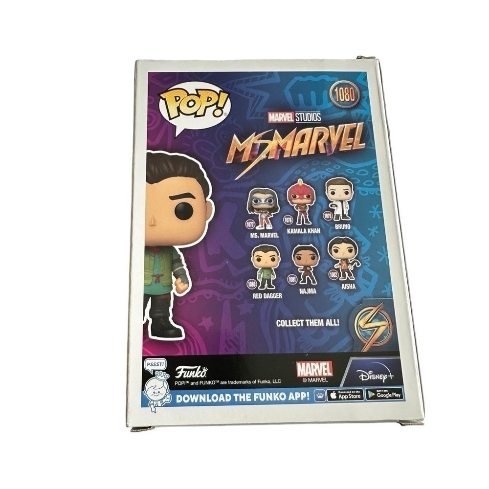 Funko Pop Ms Marvel Red Dagger Bobble Head 1080 NIB