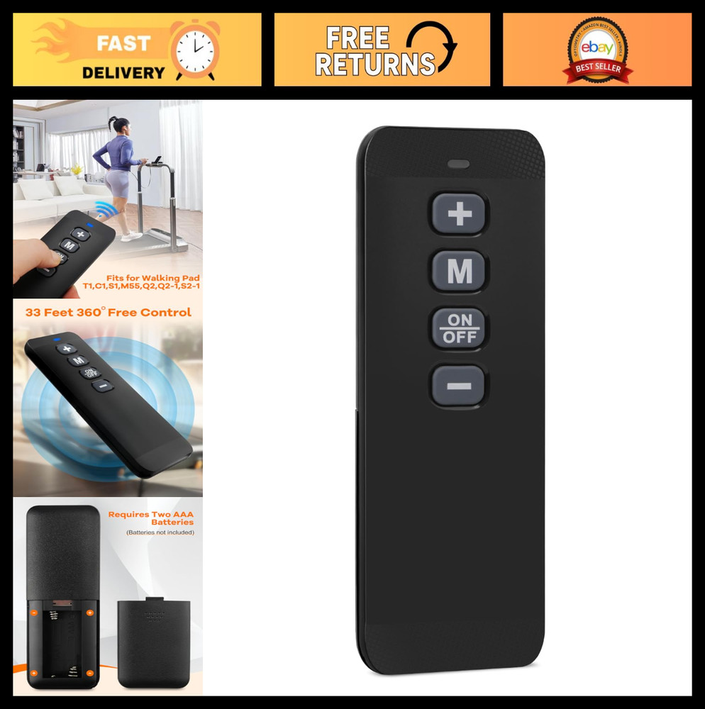 Universal Remote Control for Treadmill - Compatible with Walking Pad Models T1,