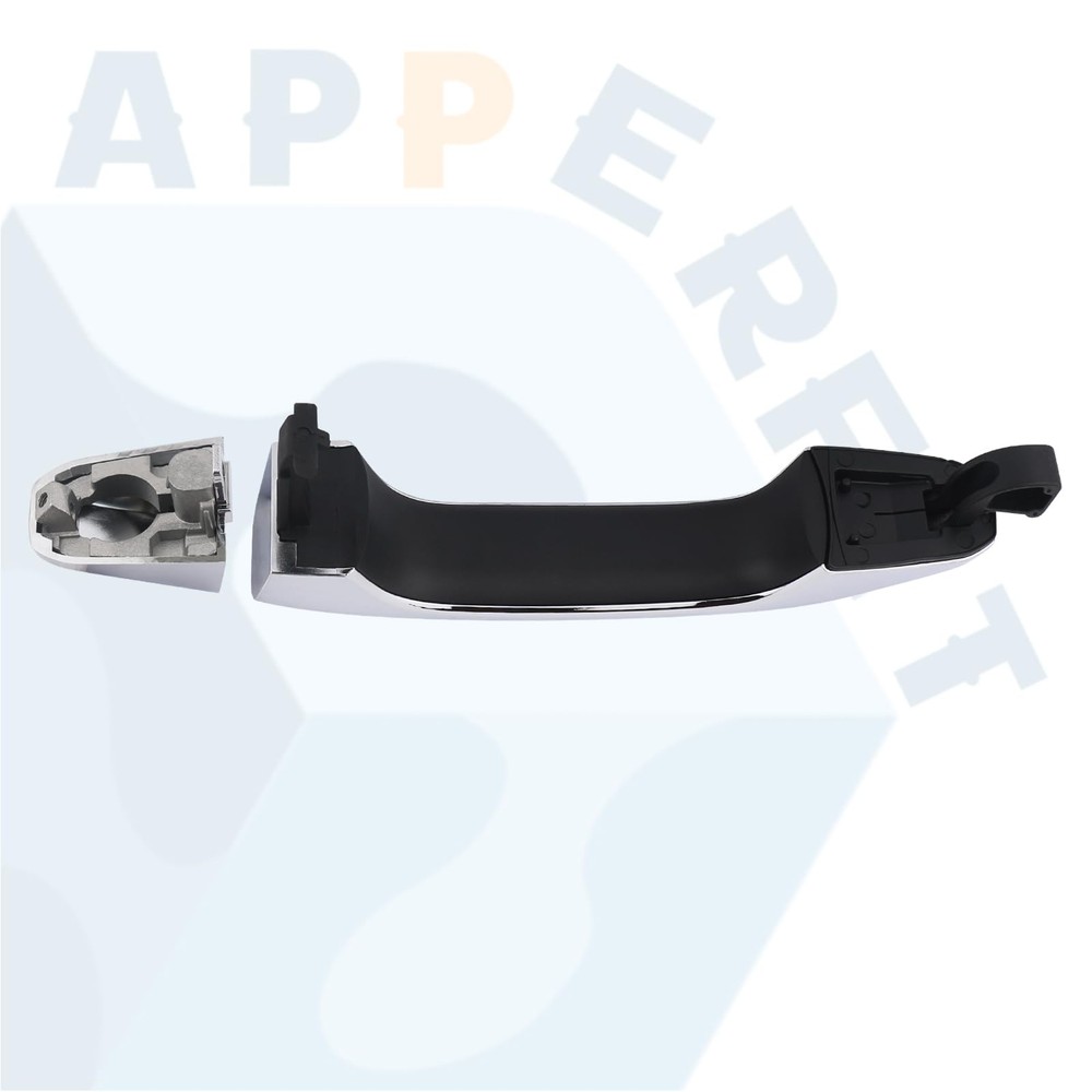 APPERFiT Exterior Door Handle Chrome for Front Passenger Side FR