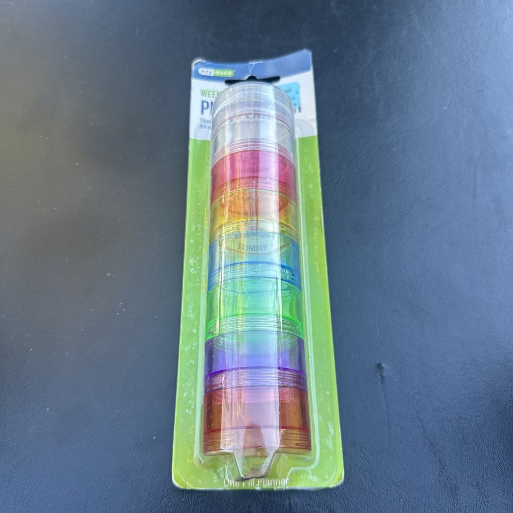 Ezy Dose Pill Planner Weekly/Stackable NEW in Package!!