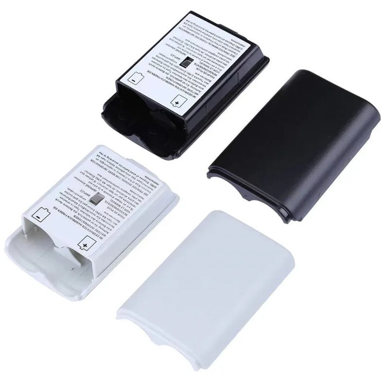 10X AA Battery Back Cover Case Shell Pack For Xbox 360 Wireless Controller Black