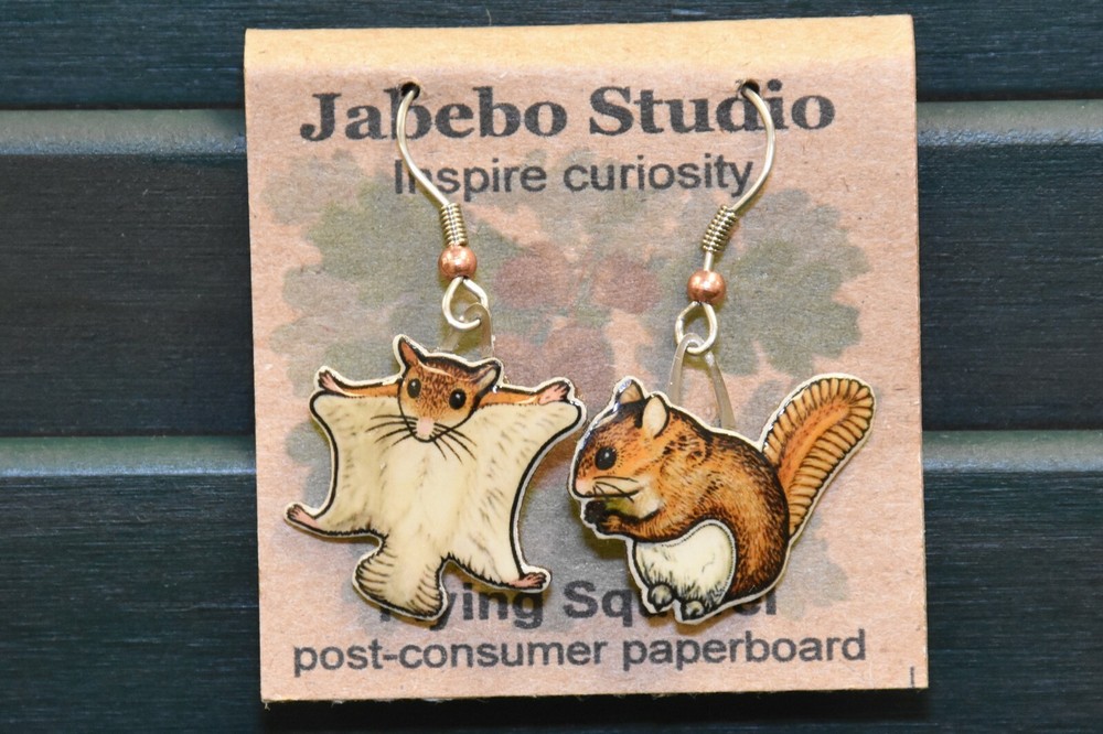 Jabebo Earrings Flying Squirrel