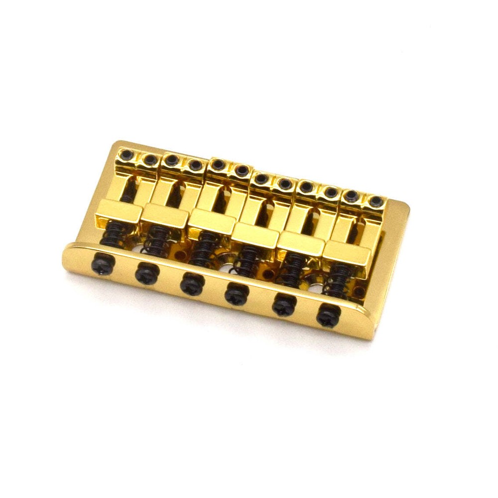 KD By AxLabs Hardtail Bridge - 3-Screw Mount, String-Through-Top - Gold