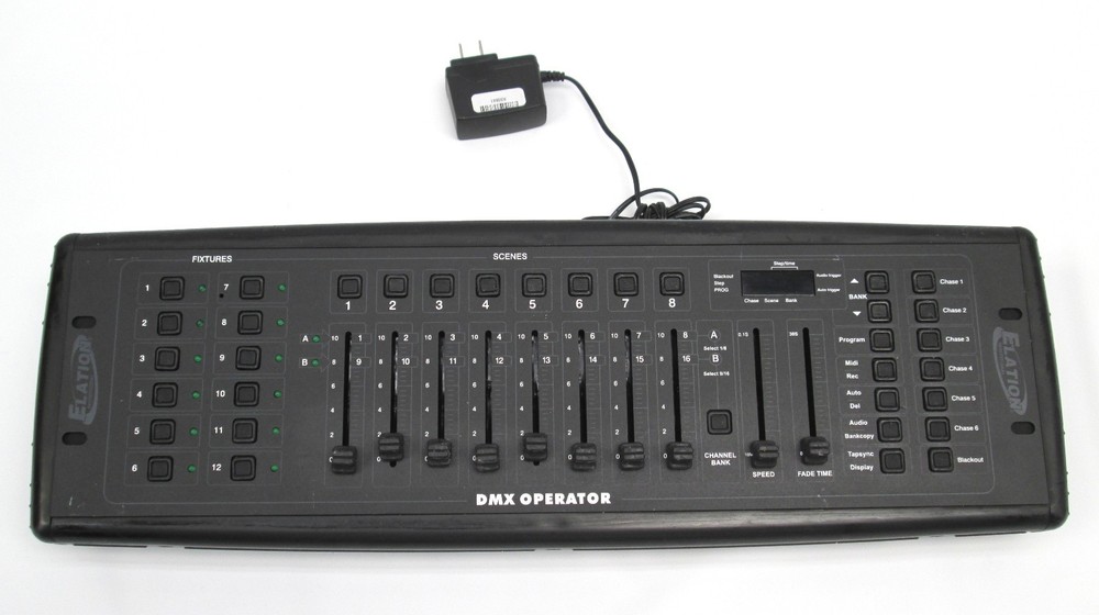 Elation DMX Operator Pro Lighting Controller Control Console w/ Power Supply