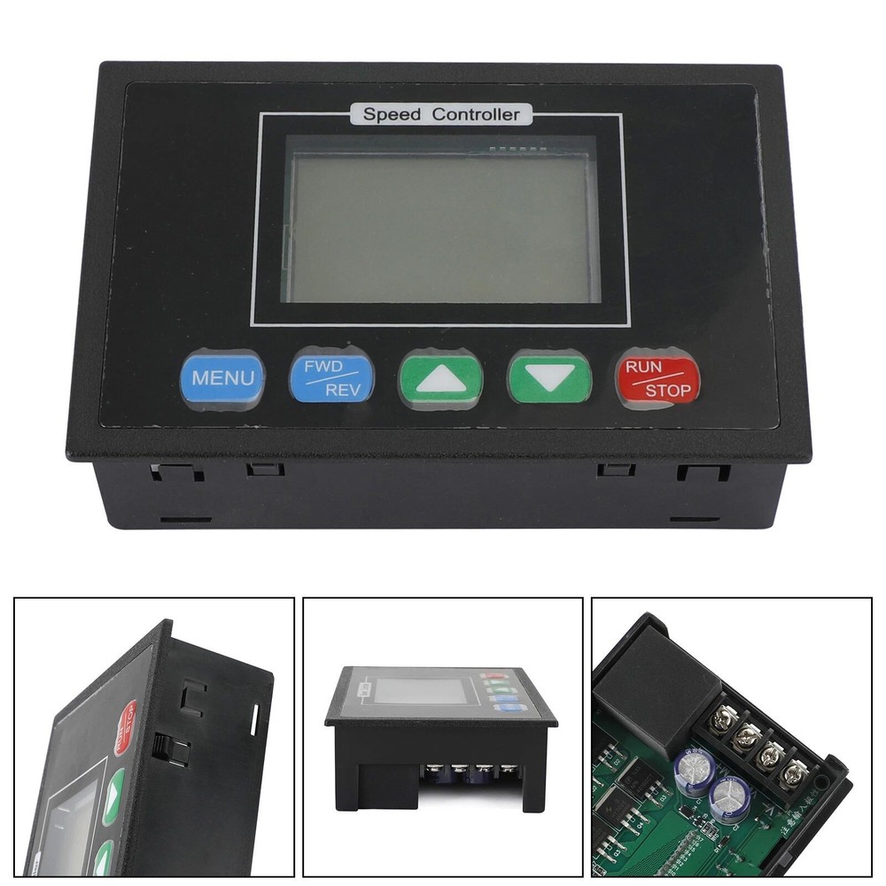 12V-48V PWM Motor Controller 40A w/ Timer Forward Reverse LCD Slow Start Stop