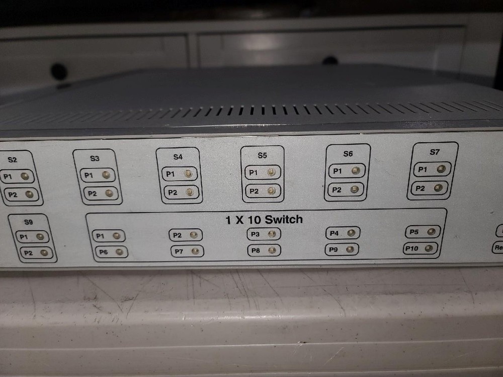 ASI (1 X 10 Switch) Switch Interface Panel P/N: 02-08-9001