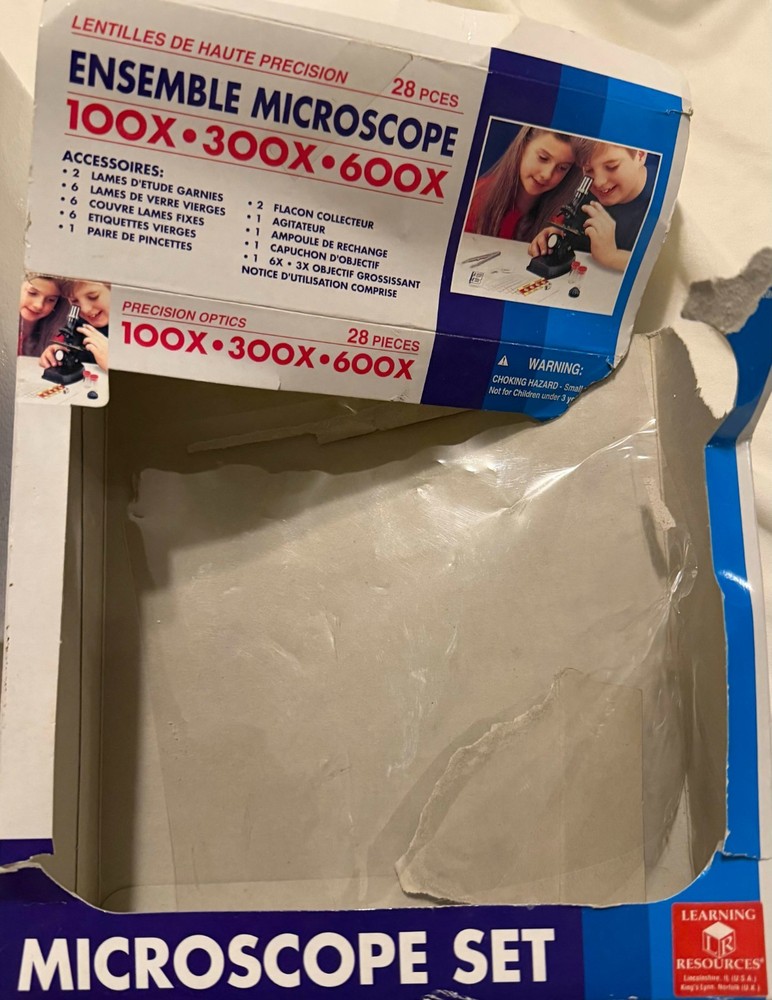 Learning Resources Children's Microscope Kit (USED, MISSING PCS.)
