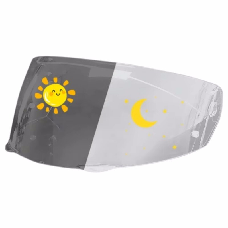 Photochromic Visor Lens Fit For HJC i90 HJ33 Motorcycle Helmet Faceshield