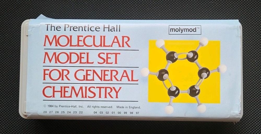 Prentice Hall Molecular Model Set for General Chemistry (1984), Complete Set