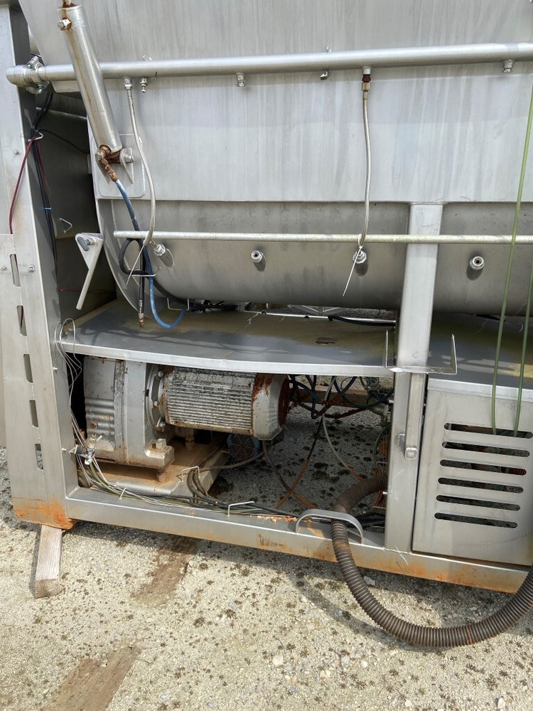 FPEC Model 814 intermeshing Vacuum C02 paddle blender, 6000 lbs. capacity