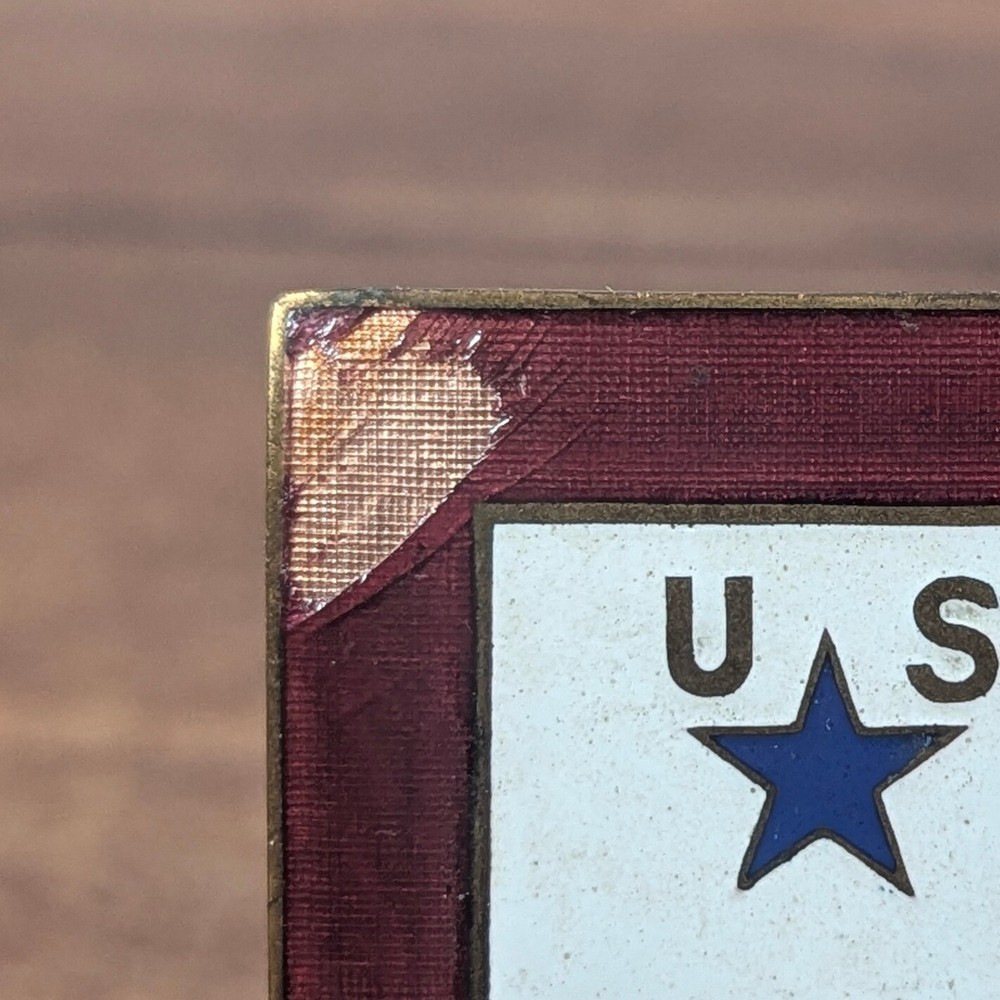 Vintage US Military Photo Frame Patriotic Decor Collectible Gift