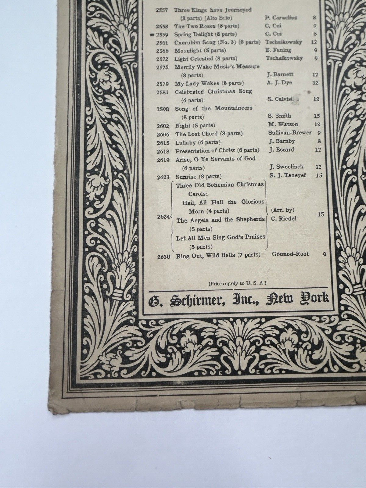 Vintage Sheet Music Choral Arrangements, Choirs Lot of 9