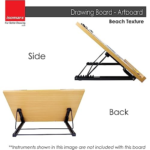 A1 Foldable Drawing Board Table Model Drafting Board with Clips