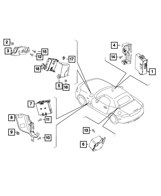 Genuine Mopar Controller Module 68606069AA