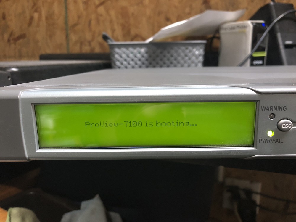 Harmonic ProView 7100 Multiformat Receiver/Decoder GETS CAUGHT IN BOOT LOOP