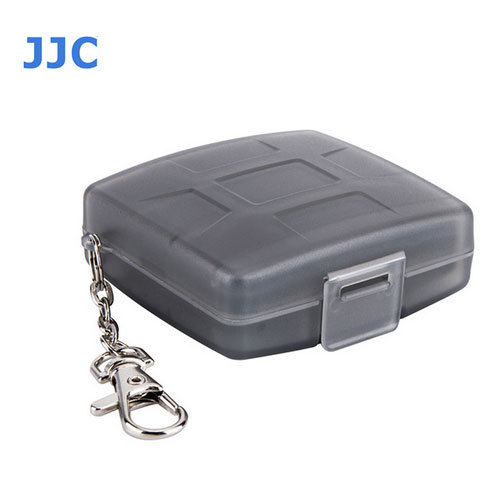 JJC MC-10D Memory Card Case fits 2 SD 2 MSD 2 SIM 2 Micro SIM 2 Nano SIM small +