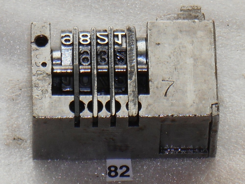 WMA | Reverse letterpress numbering machine | 82