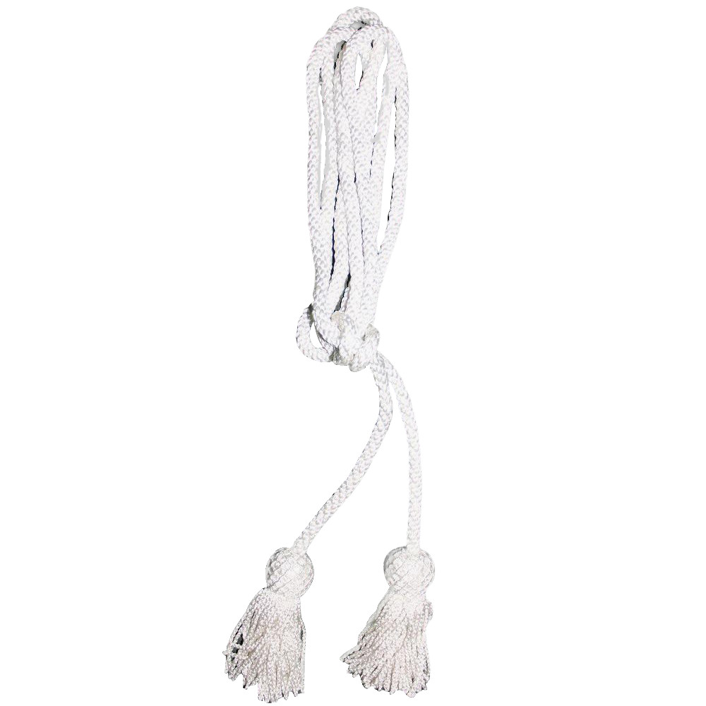 Priest Cincture Blet Rope with tassel - White