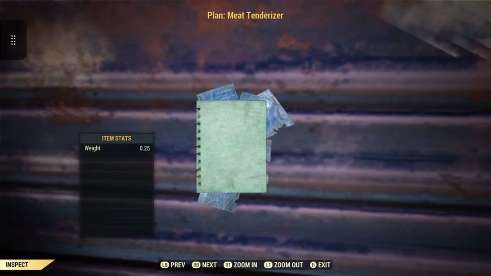 (Xbox) Meat Tenderizer Plan