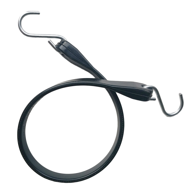 Rubber Tarp Straps - US Made EPDM Rubber Bungee Cord, Tie Downs, Box of 50