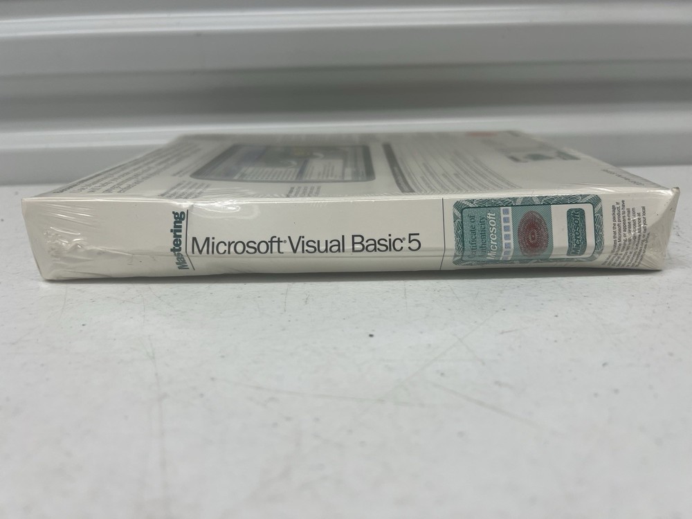 Mastering Microsoft Visual Basic 5 CD-ROM (1997) — Sealed, New in Box