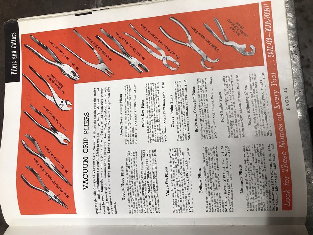 Snap-on 1939 Catalog