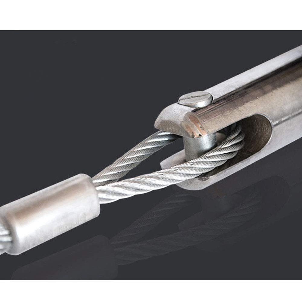 3 Ton Cable Pulling Swivel Puller Breakaway Wire Rope Roller Connector