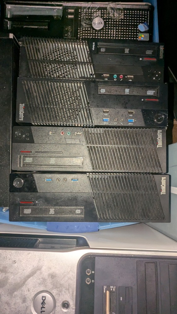 As-is* Large Computer Electronics Lot Desktop, Monitors Etc. *Local Pickup Only*