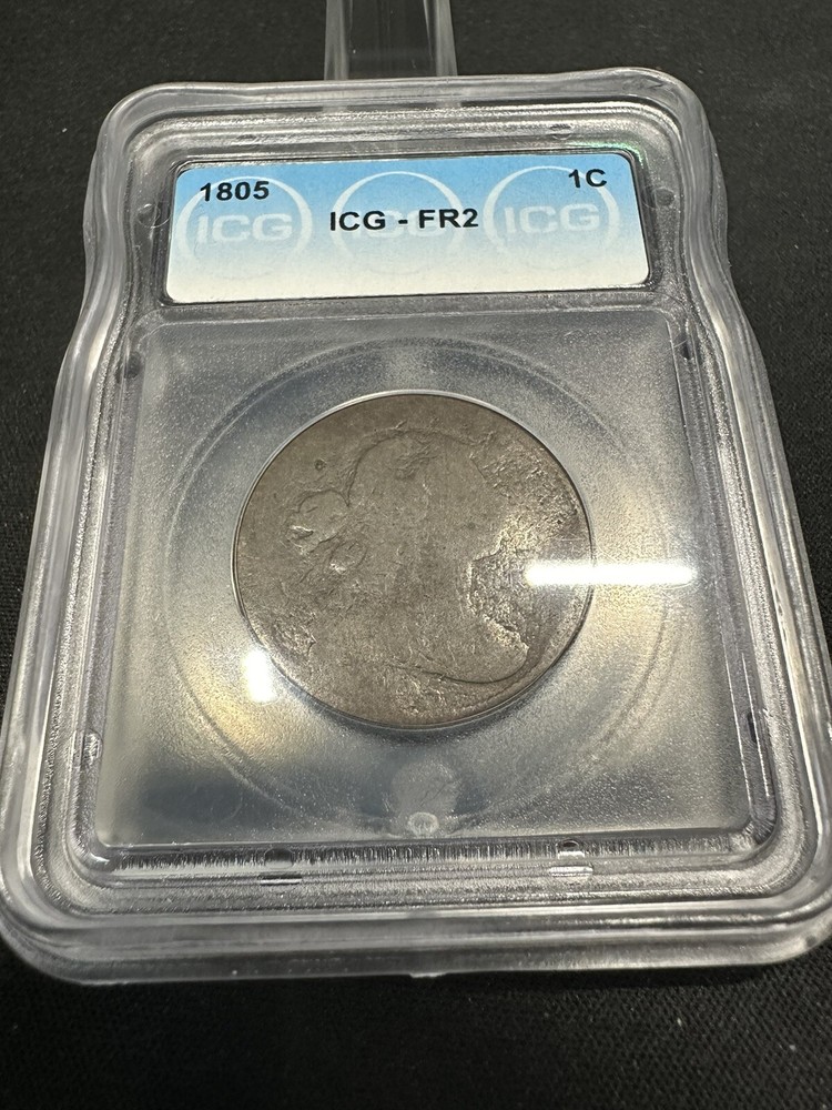 1805 1C Draped Bust Large Cent ICG FR2