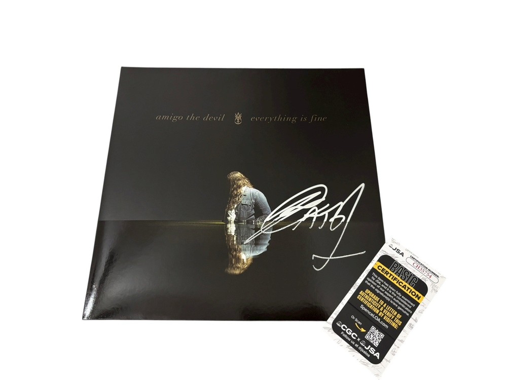 AMIGO THE DEVIL SIGNED AUTOGRAPH EVERYTHING IS FINE VINYL RECORD PROOF JSA COA