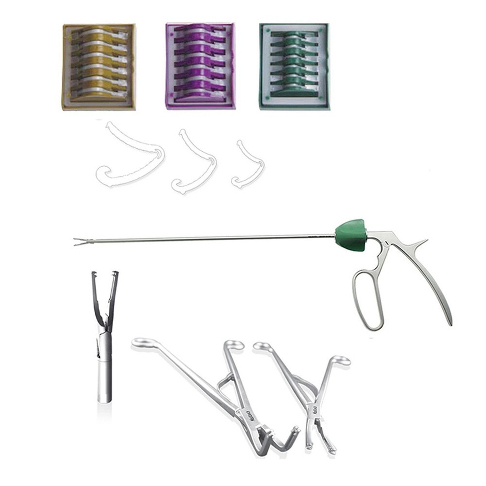 Plastic Laparoscopic Polymer Ligation Clips Hemolok Clips Endoscopy Surgery8740
