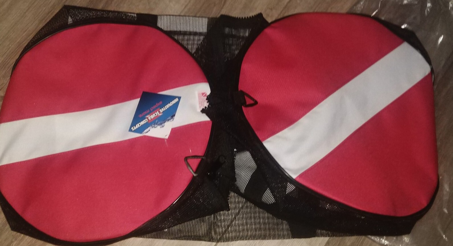 Innovative Scuba Concepts Dive Snorkel Duffle Bag XL 30x15 Mesh Dive Flag