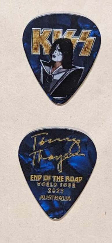 KISS 2023 End of the Road Tour AUSTRALIA Guitar Picks