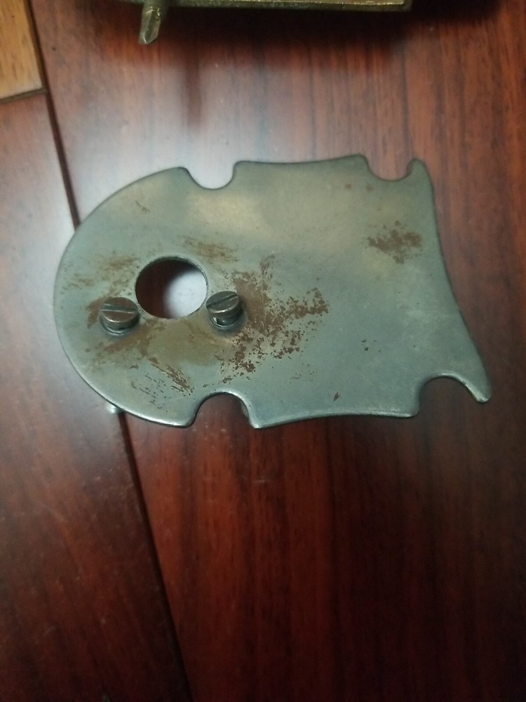 Vintage GUARD deadbolt lock with key, Tested Works.