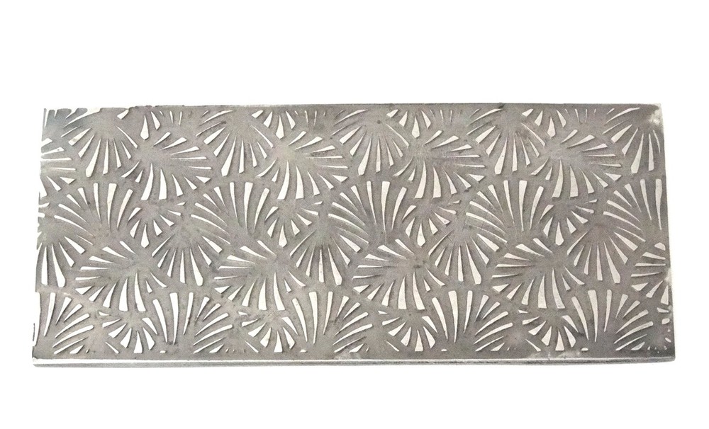Pattern Texture Plate for Press or Rolling Mill 6 x 2.5 Inch  #51
