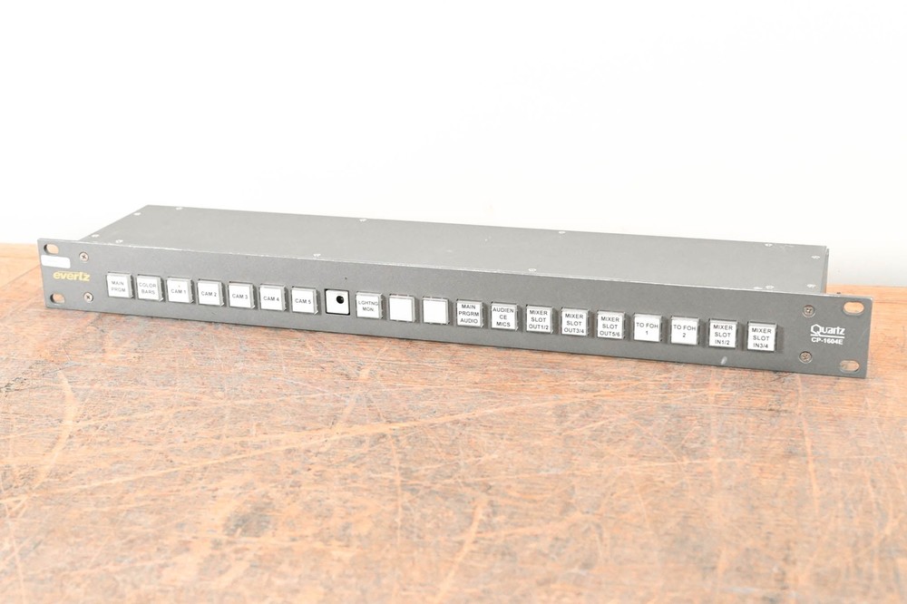 Evertz CP-1604E 20-Button Remote Panel CG007VT