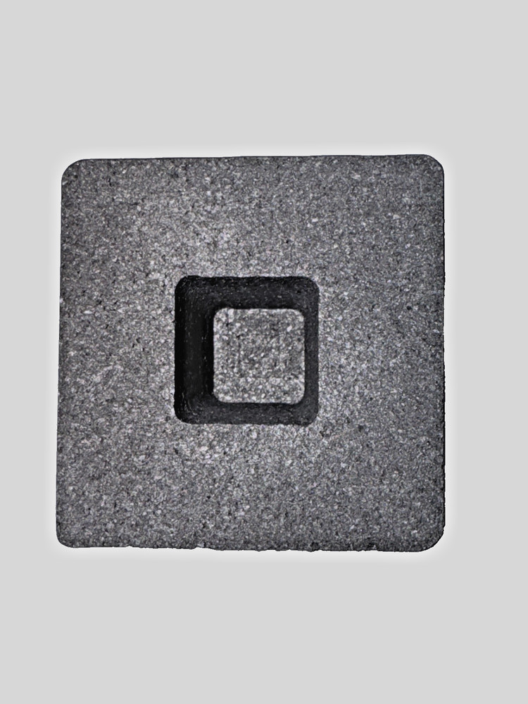 Graphite Ingot Mold For Casting 2 oz Gold Cube