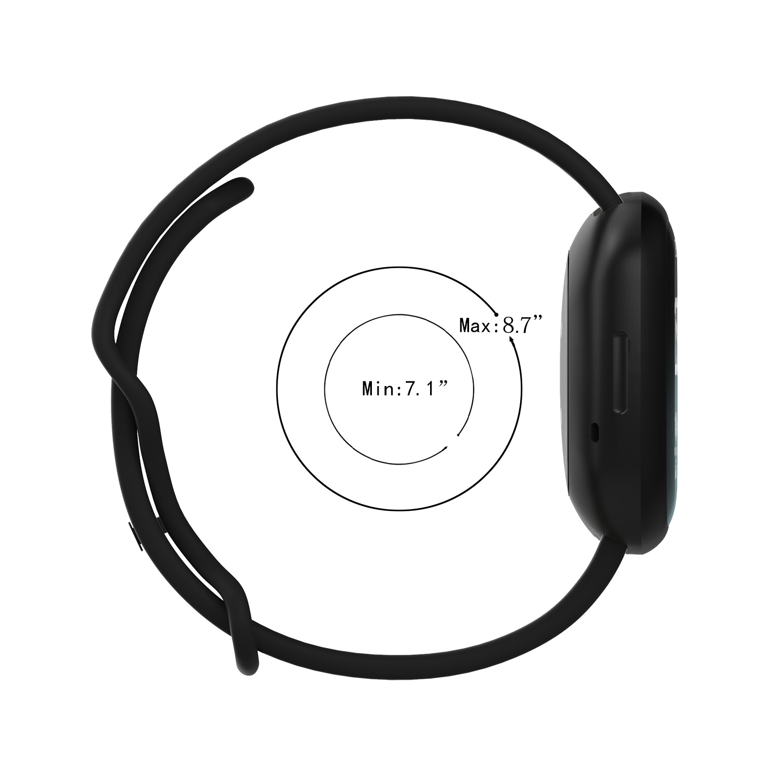 Replacement Silicone Wristband Fitbit Sense Versa 3 Versa 4 Sense 2 L S sizes