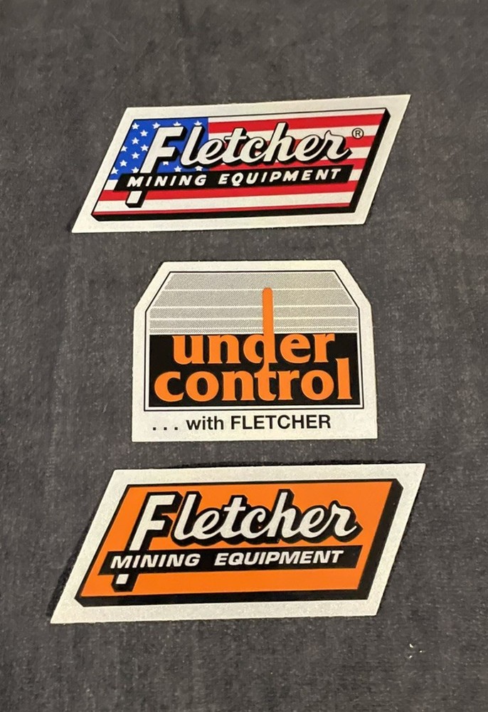 Fletcher Mining Stickers Set
