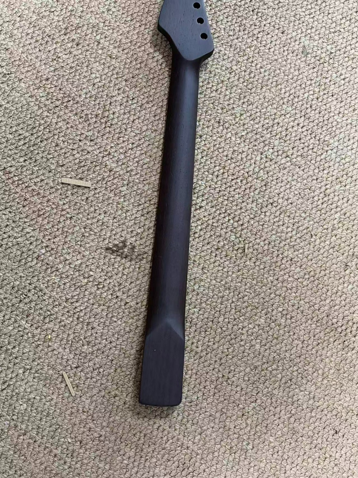 22 Frets S-Style Wenge Guitar Neck 9.5" Nitro for DIY Guitar Part Replacement