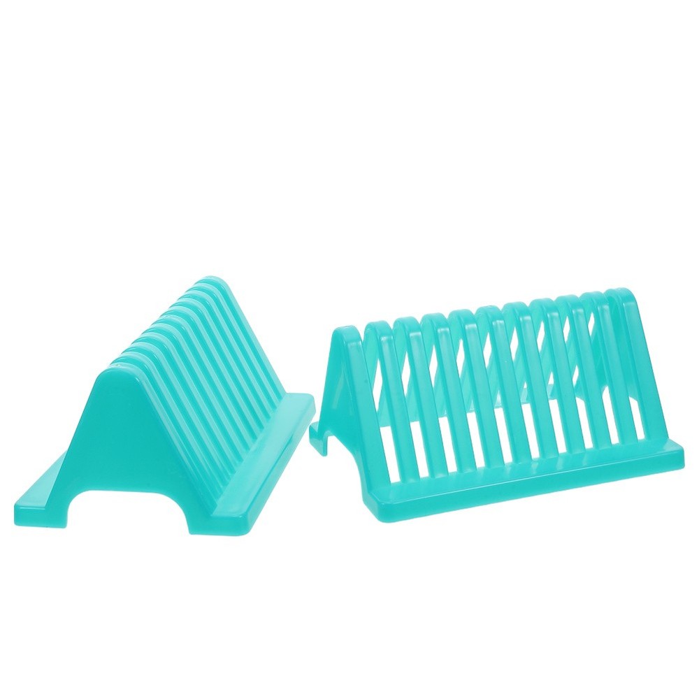 2 Pcs Slide Staining Shelf Laboratory Storage Rack Drying for Slides