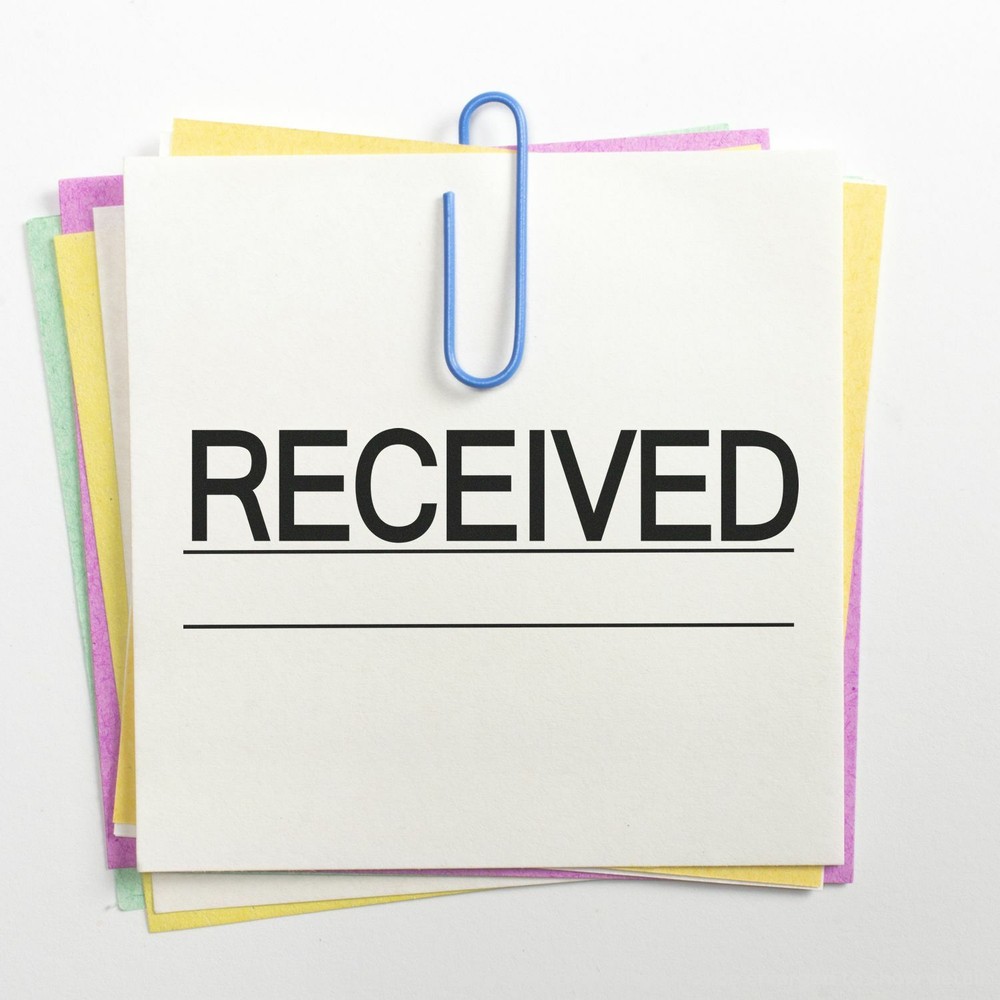Received Rubber Stamp | Office Stamp with Received Phrase | Regular Stock Stamp