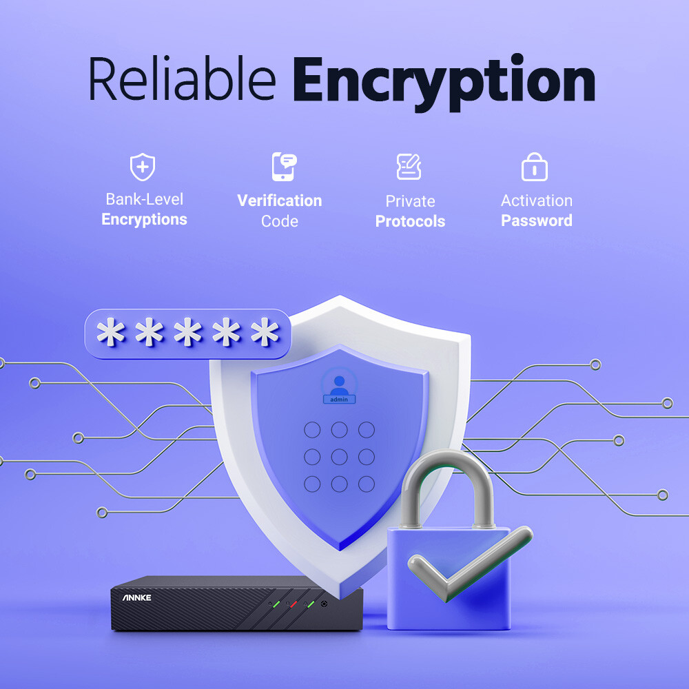 ANNKE H.265+ 5MP Audio POE Security IP Camera System 6MP 8CH NVR Outdoor Color