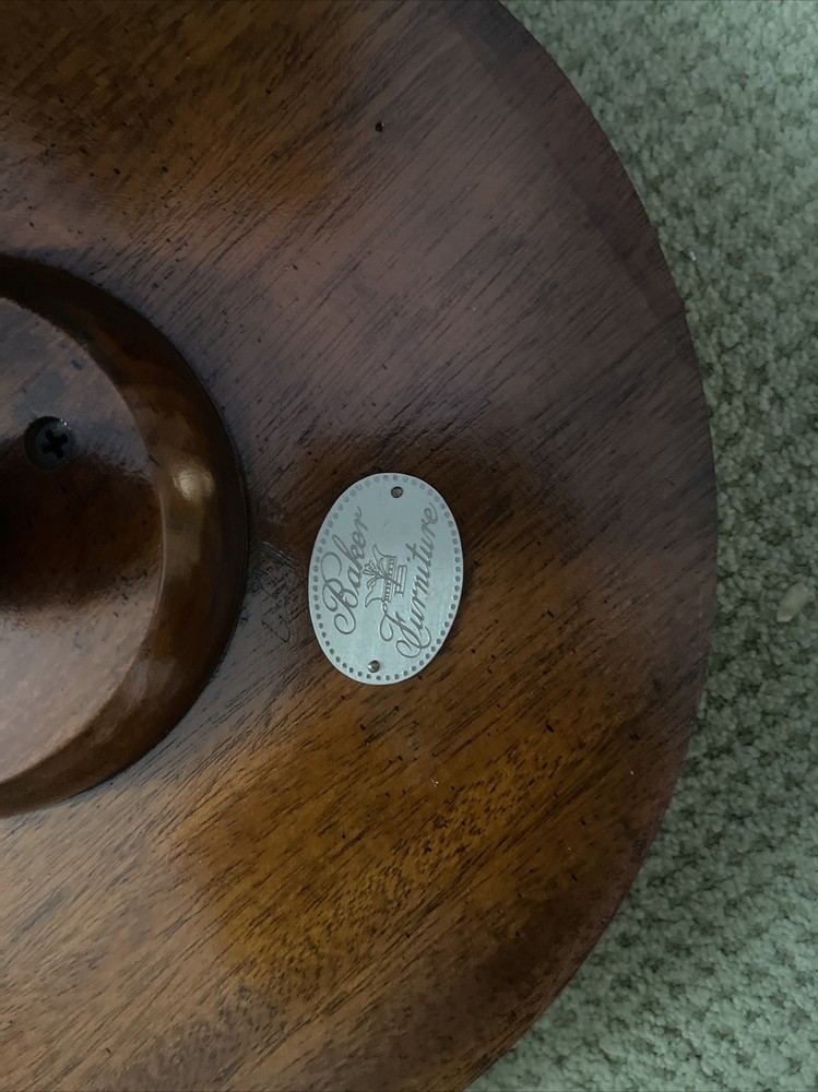BAKER Mahogany Basin Stand Planter