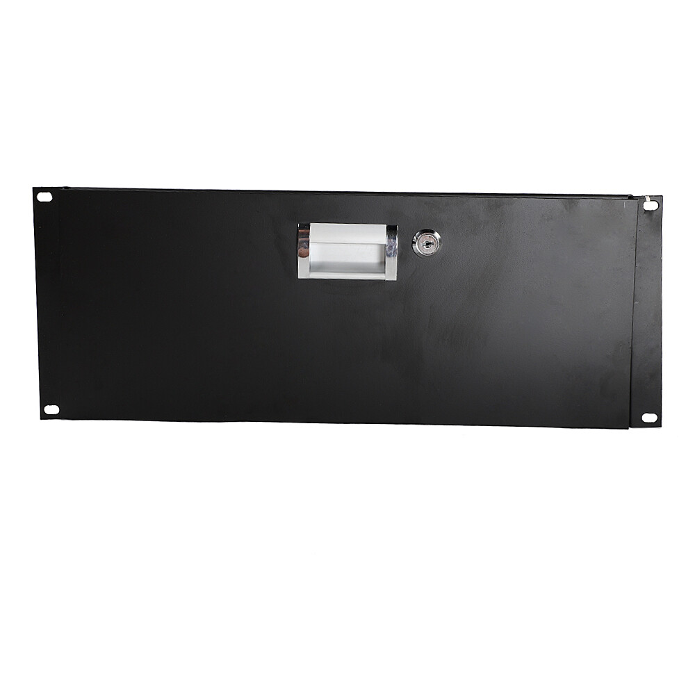 4U Drawer Server Cabinet Case 19 Inch Locking Rack Mount DJ Lockable Deep Drawer