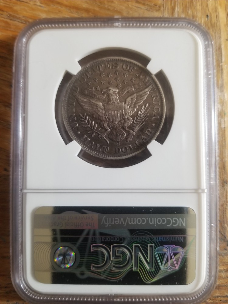 1908O Barber Half Dollar - NGC XF45